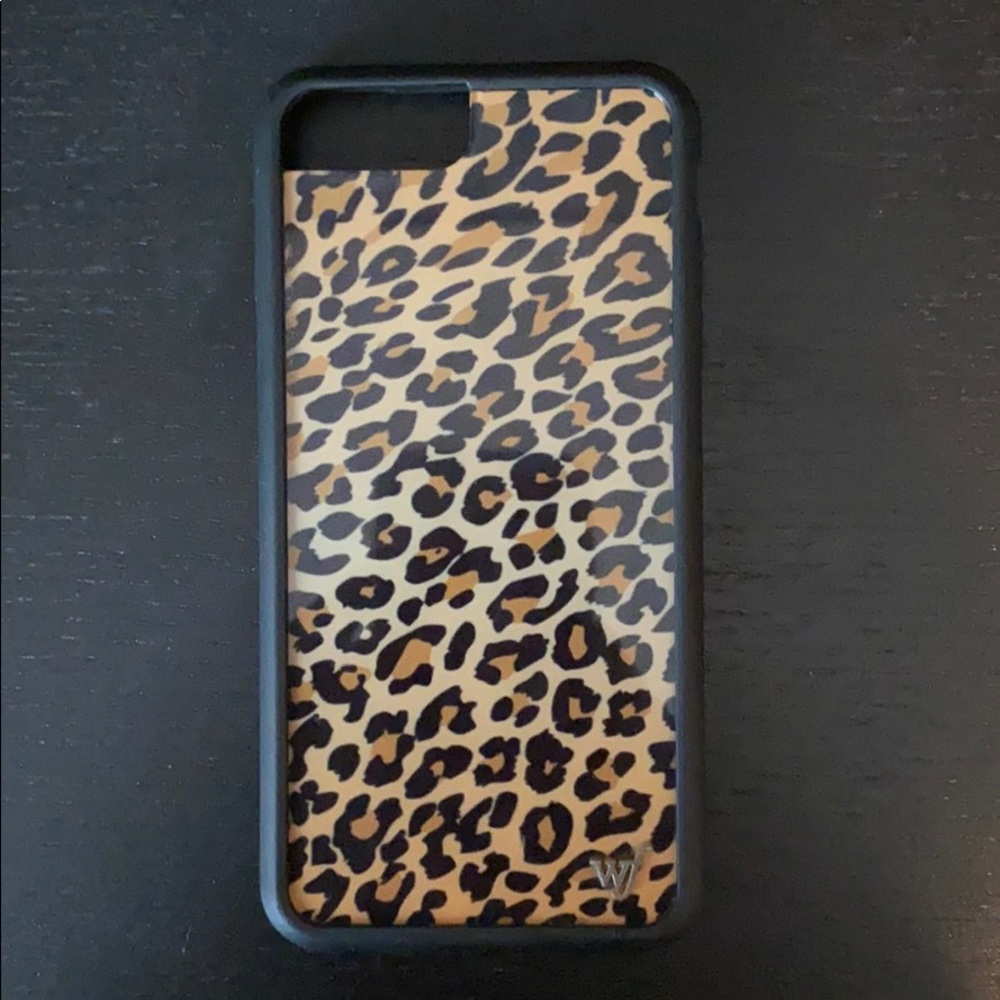 Wildflower cheetah print iPhone 7/8 plus case